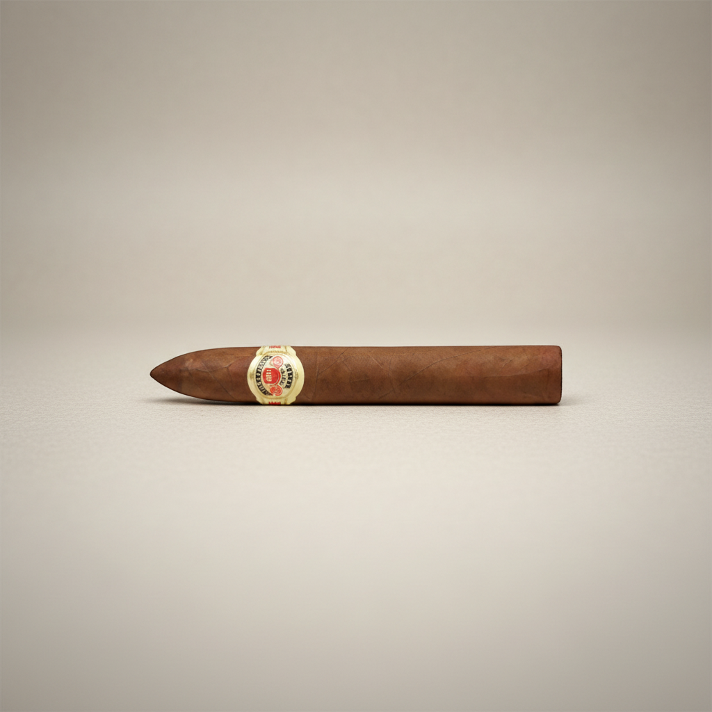 Arcadia Cigars Diplomaticos No.2 torpedo cigar, medium-to-full bodied with cedar and coffee notes.