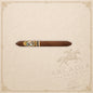Arcadia Cigars God of Fire Serie Aniversario 54 premium cigar with ornate gold and black band on textured background