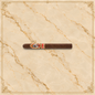 Arcadia Cigars God of Fire by Carlito Churchill cigar with a detailed ornate band on a textured cream background