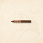 Arcadia Cigars God of Fire by Carlito Piramide cigar with a tapered head and ornate band on a textured background.