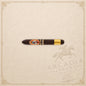 Arcadia Cigars God of Fire Serie B Diademas 56 cigar with dark wrapper and ornate gold and red bands