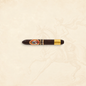 Arcadia Cigars God of Fire Serie B Diademas 56 cigar with dark wrapper and ornate gold and red bands