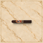Arcadia Cigars God of Fire Serie B Double Robusto cigar with a dark wrapper and ornate gold and red band