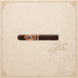 Arcadia Cigars God of Fire Serie B Gran Toro premium cigar with ornate band on a cream background