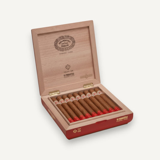 Arcadia Cigars Hoyo de Monterrey Primaveras Year of the Ox 2021 limited edition Cuban cigars in Hermosos No.1 vitola.