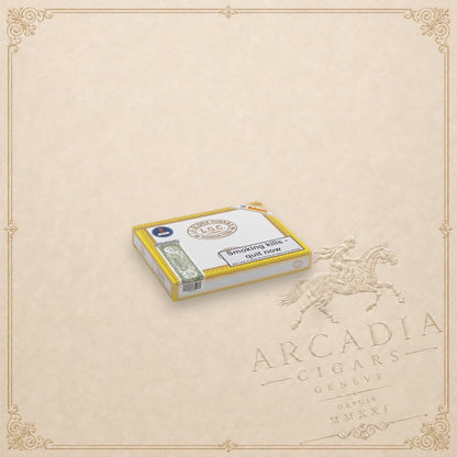 Arcadia Cigars La Gloria Cubana Turquinos 2018 cigar box featuring classic branding and UK health warning label