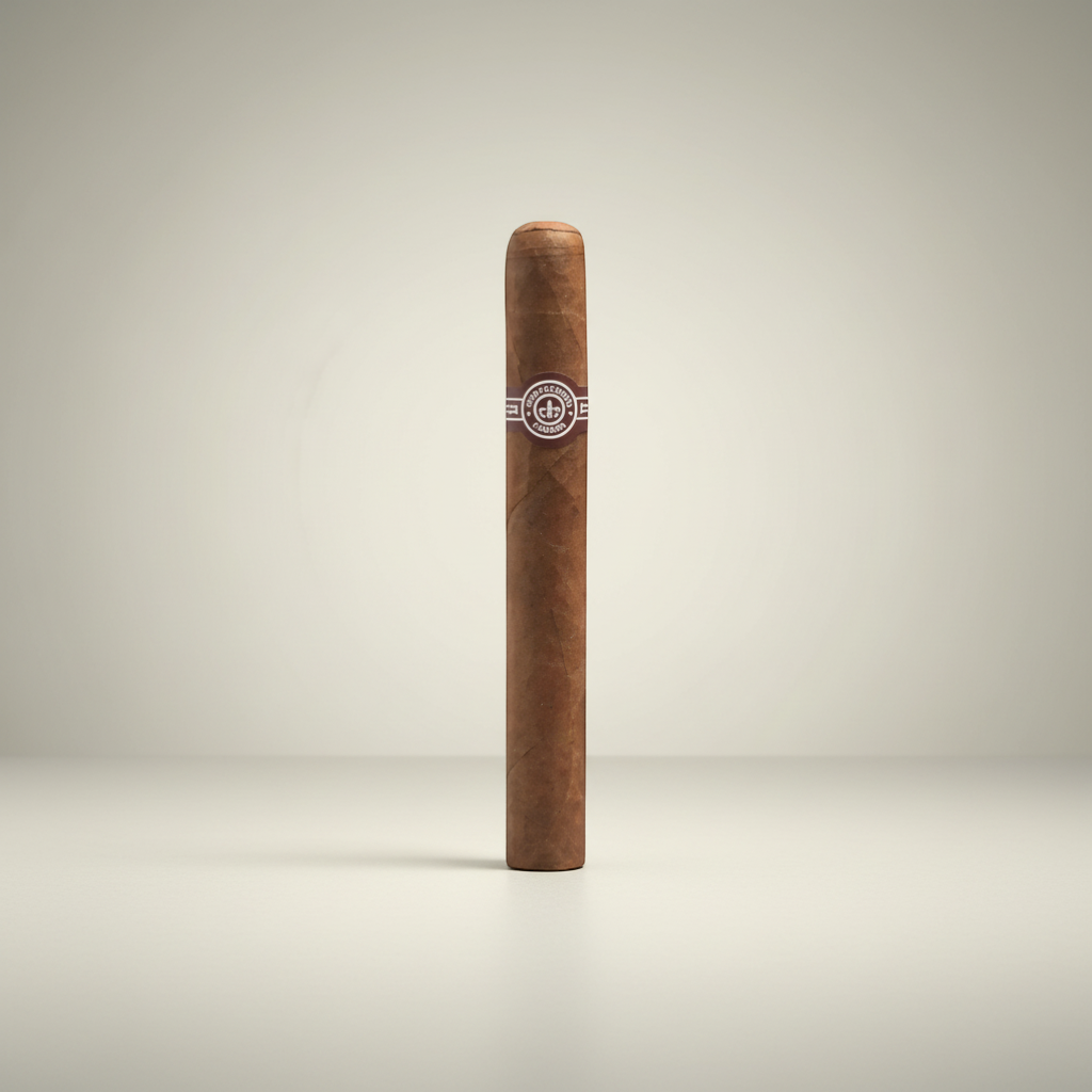 Arcadia Cigars Montecristo No. 4 petit corona cigar with wood, cocoa, and spice notes.