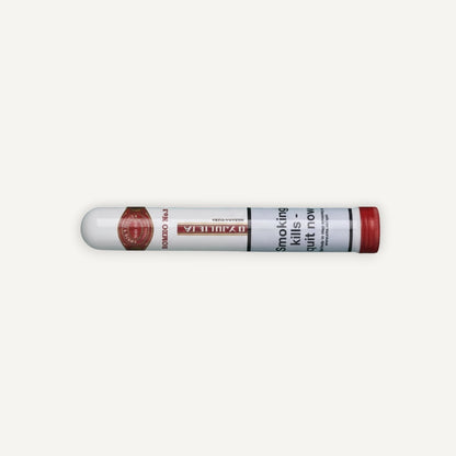 Arcadia Cigars Romeo y Julieta No. 2 Petit Corona Tubos cigar, featuring a balanced Cuban experience with cedar and nut notes.