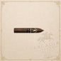 Arcadia Cigars Winston Churchill Late Hour Belicoso cigar with a dark Ecuadorian wrapper on a textured background.