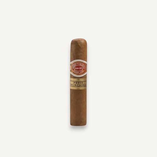 Arcadia Cigars Romeo y Julieta Petit Churchills cigar, medium strength, petit robusto format, 4" length, 50 ring gauge.